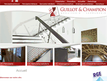 Tablet Screenshot of guillot-champion.fr
